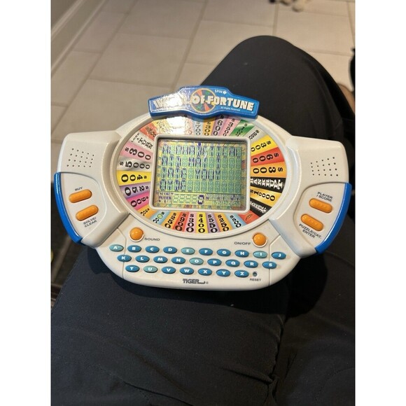VTG Tiger Wheel Of Fortune Handheld Electronic Game Cartridge 1998 TESTED No Box - Picture 1 of 4